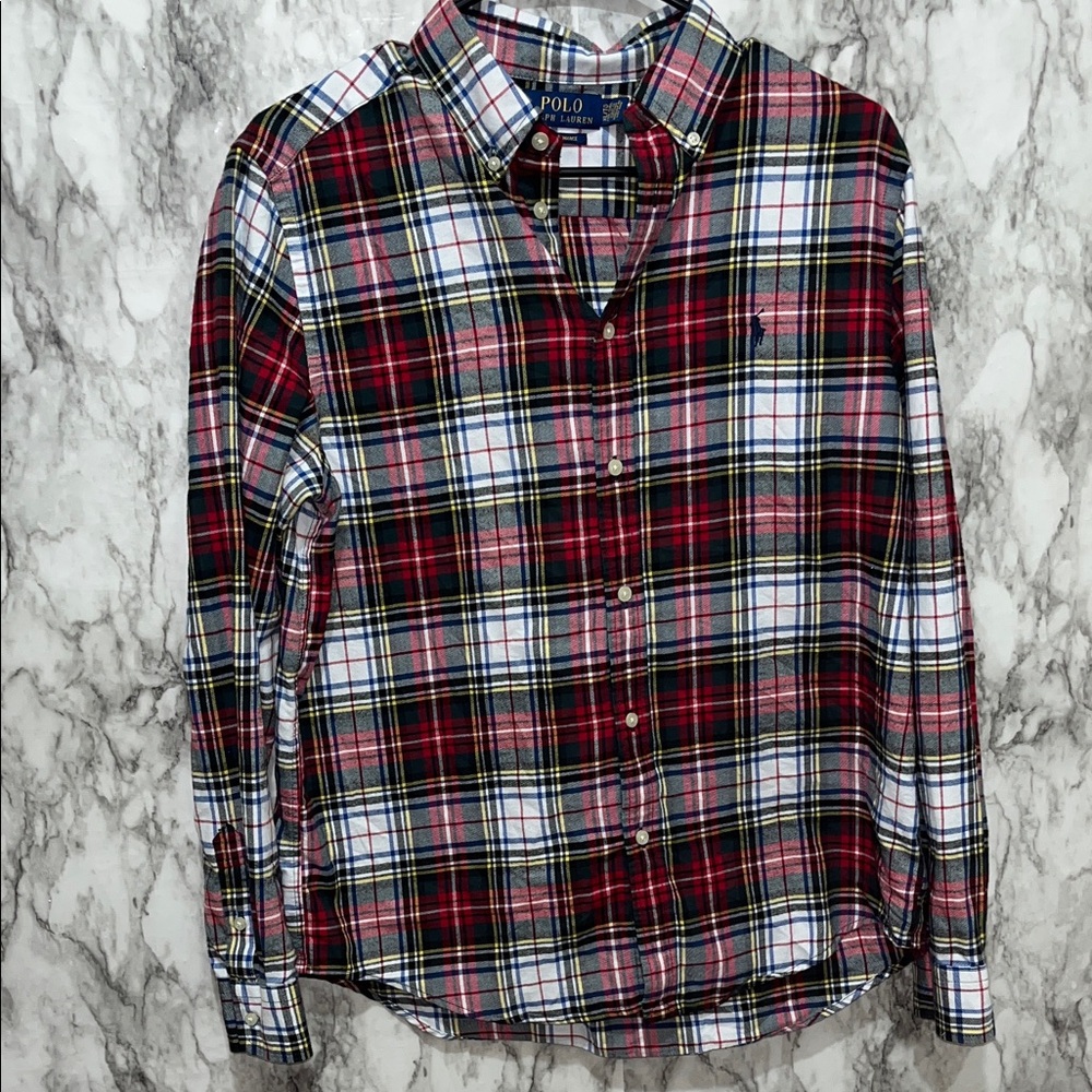 Polo by Ralph Lauren Big Boy Multicolor Plaid Shirt